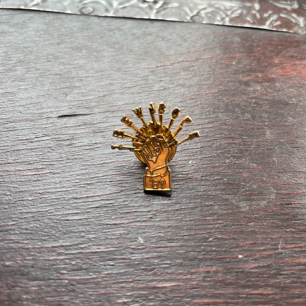 International Band of Electric Workers Pin from 1989